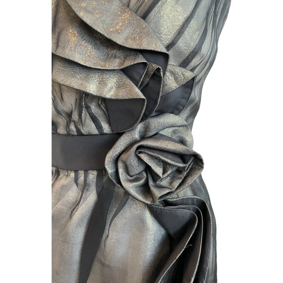 NWOT Marc Bouwer GLAMIT silk cocktail grad dress - Picture 3 of 6